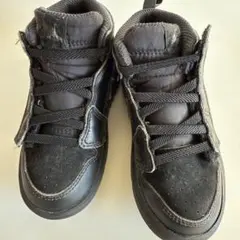 黒 ハイカット キッズシューズ　ナイキ　エアージョーダン　15センチ