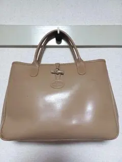 キャメル ハンドバッグ