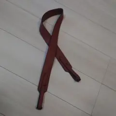 ブラウンレザーショルダーストラップ