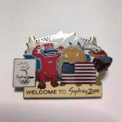 2000年 シドニーオリンピック フジテレビ ピンバッジ Sydney 2000 オリンピック ピンバッジ - メルカリ
