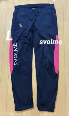 Svolme ジャージ L ネイビー/ピンク