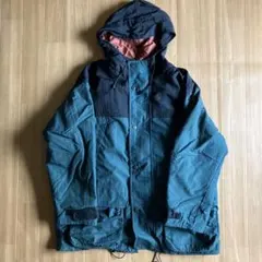 マウンテンパーカー グリーン×ブラック Lサイズ フリースライナーベスト付き