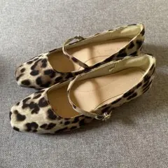 kutu kutuヒョウ柄 フラットシューズ