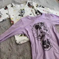 サイズ120 ロンT ディズニー ミッキー ミニー 2枚まとめセット