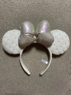 東京ディズニーリゾート カチューシャ ホワイト キルティング