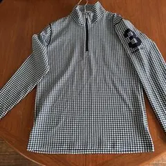 アディダスゴルフ メンズ チェック柄 ハーフジップ アウター ゴルフ