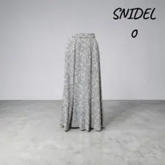 SNIDEL ロングスカート 花柄 フレアスカート 0サイズ 上品 きれいめ春夏のサムネイル