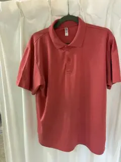 No.81 glimmer 赤 ポロシャツ メンズ トップス 半袖 シンプル
