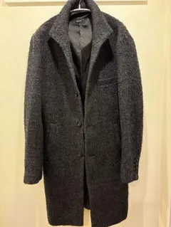 DRESSVAGUE（ドレスヴァーグ）ヘリンボーン スタンドカラー グレー