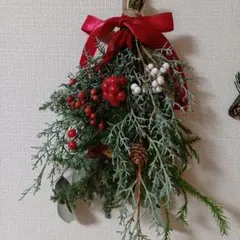 クリスマススワッグ インテリア