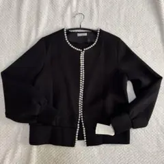 BEATRICE ベアトリス　パール付きノーカラージャケット　新品未使用