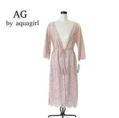 訳あり未使用 AG by aquagirl♡ 春夏レース ロングカーデ/ベージュのサムネイル