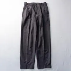 ビンテージ古着00s 2タック カスリ クラシック トラッド ドレス スラックスのサムネイル