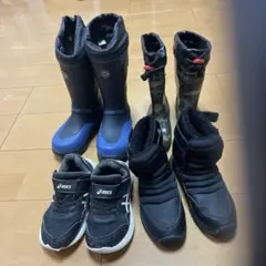 ASICS & PUMA キッズシューズセット