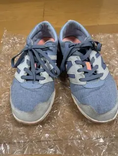 ニューバランス 24cm ブルー ピンク