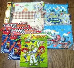 キャラクターグッズ 巾着 小物入れ ランチバッグ8枚セット