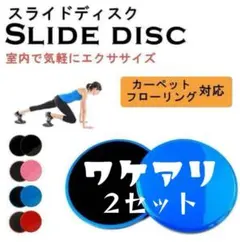 ★ワケアリ★スライドディスク（２枚入り：ブラック）２SET