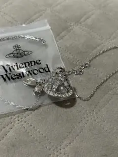 【ジャンク品】Vivienne Westwood オーブ ネックレス シルバー