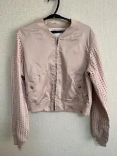 LIZLISAピンク レースアップジャケット