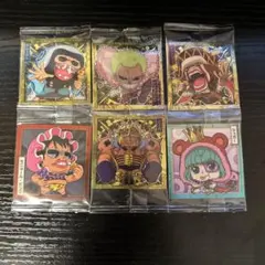 ワンピース 大海賊 ウエハース ドフラミンゴファミリー 6枚セット！