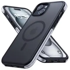 iPhone15 Plus ケース Magsafe エアバッグ保護 マグネット