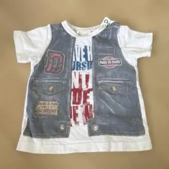 Daddy Oh Daddy ジーンズ風ベストTシャツ 95のサムネイル