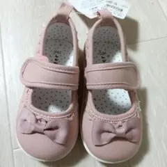 リボン 上履き ピンク 15cm 女の子