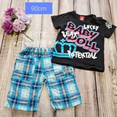 BABYDOLL 90cm Tシャツとショートパンツセット　夏