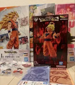 ドラゴンボール　一番くじ　D賞　超サイヤ人2 孫悟空　15点おまけ付き
