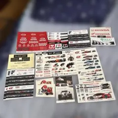 （非売品・重複あり）モータースポーツ ステッカーセット Honda 22点