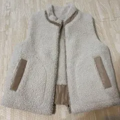 COMME CA ISM クリーム色 ベスト