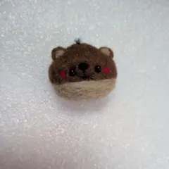 羊毛フェルト くま