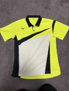 Mizuno 蛍光イエロー ポロシャツ