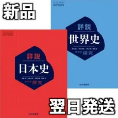 新品未使用 令和7年度発行 詳説日本史・詳説世界史 2冊セット 山川出版