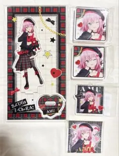 しゅごキャラ！ PUNKISH まるくじ 日奈森あむ セミコンプ 6点セット