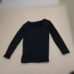 H158 M 黒 長袖 ラウンドネック