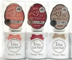 ジェルネイル ネイルカラー ３本セット 発色きれい セルフネイル バレンタイン