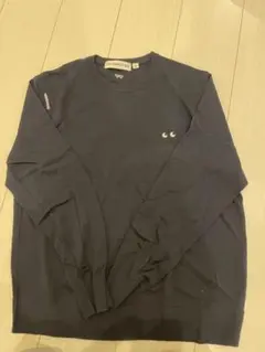 ANYA HINDMARCH ネイビー ニットセーター XL