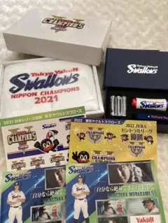 東京ヤクルトスワローズ ステッカー＆タオル＆ LEDライト