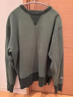 Champion グリーン トレーナー スウェット　M