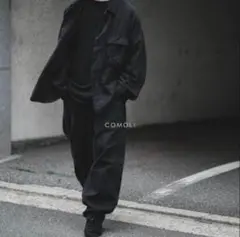 25SS comoli フェードブラック ニータックパンツ 1のサムネイル