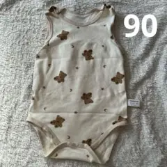 Hapipana ノースリーブロンパース 90