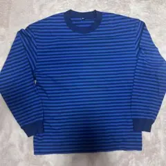 old uniqlo ボーダー　カットソー　ロンT y2k M