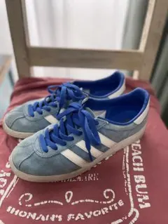 adidas MUNCHEN スニーカー ブルー×ホワイト