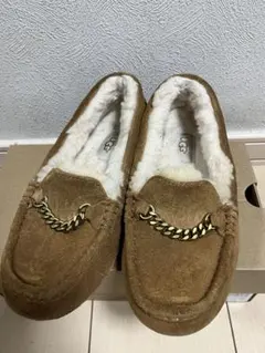 未使用】UGG ブラウン モカシン 23 - メルカリ