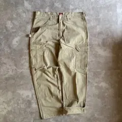 90s Wrangler ダブルニー ペインターパンツ カーキ W36 L32のサムネイル