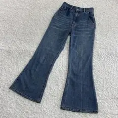 CHICO デニムパンツ ブーツカット フレア インディゴ　 Sのサムネイル