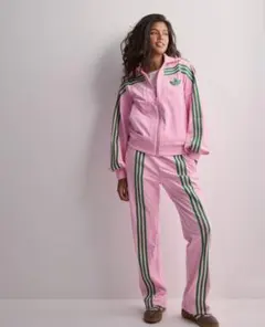 極美品★アディダス オリジナルス　ピンク 70S ベロアジャージ　セットアップ