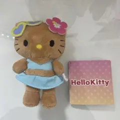 ハローキティ ぬいぐるみ 水色ドレス