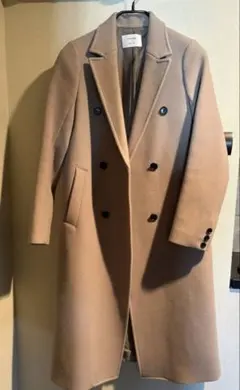 チェスターコート コート THE Cashmere wool ダブルチェスターコート